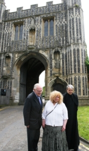 Lord Petre, Jennie Guthrie-Stevens and Dom Michael