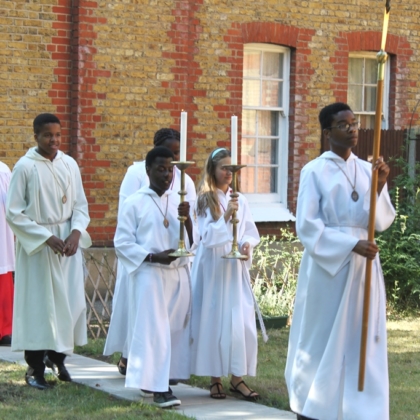 Procession at Tilbury
