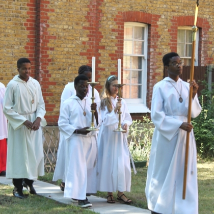 Procession at Tilbury