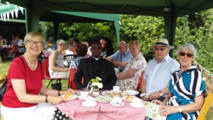 Parishioners at English Martyrs, Danbury talking about climate change