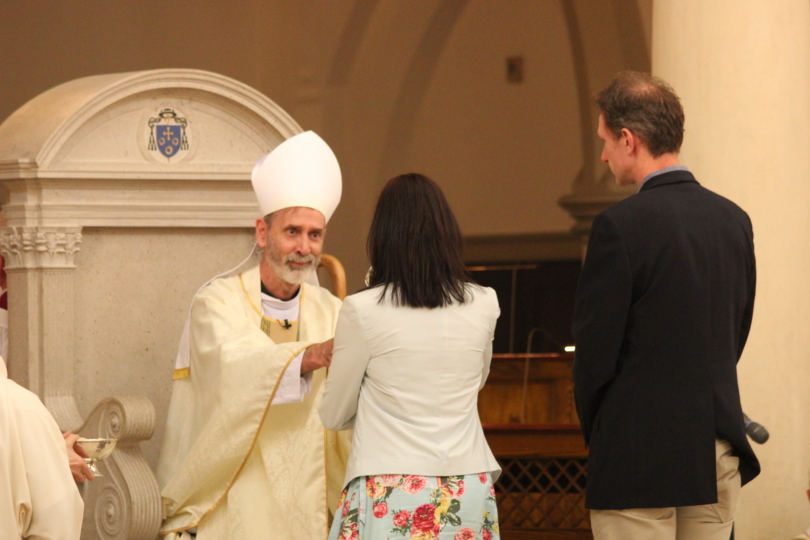 Bishop receives gifts