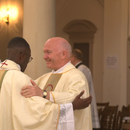 Paschal and Mgr John Armitage