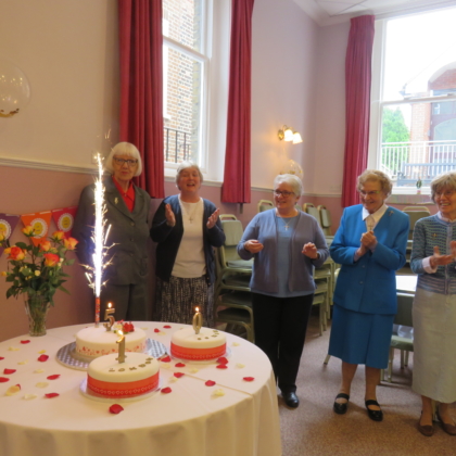 Celebration cakes at anniversary