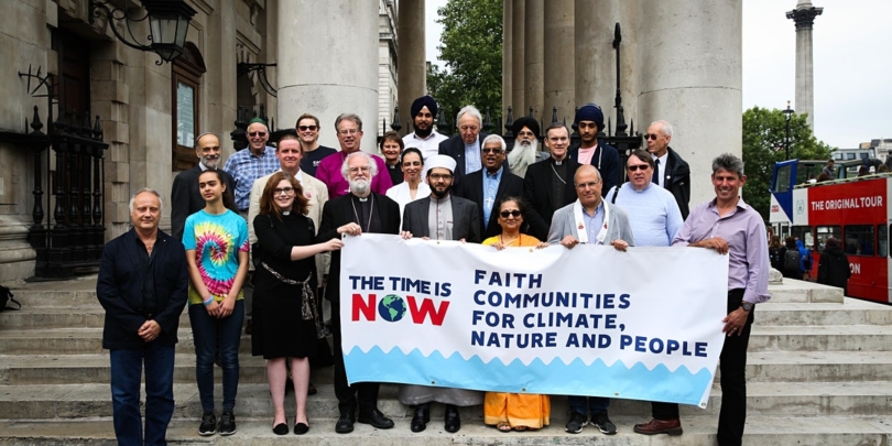 Group of people advocating Faith into Action