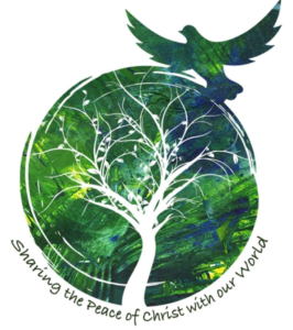 Pax Christi world, tree, bird