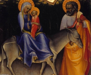 The Flight into Egypt - Lorenzo da Monaco 1405-1410