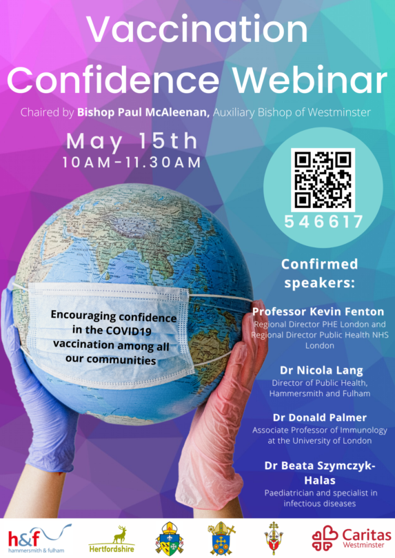 Vaccine Confidence Webinar poster