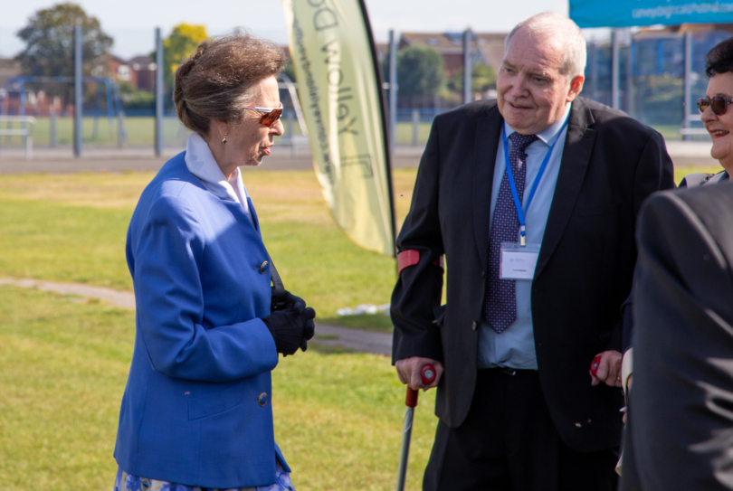 Princess with Tony Roche