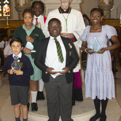 children with Bishop