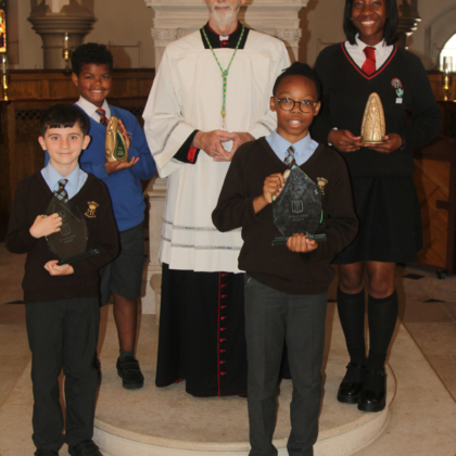 children with Bishop