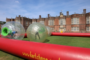 Students zorbing