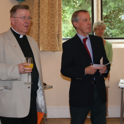 Canon John listens to Vincent Thompson