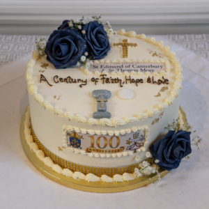 Loughton centenary celebration cake