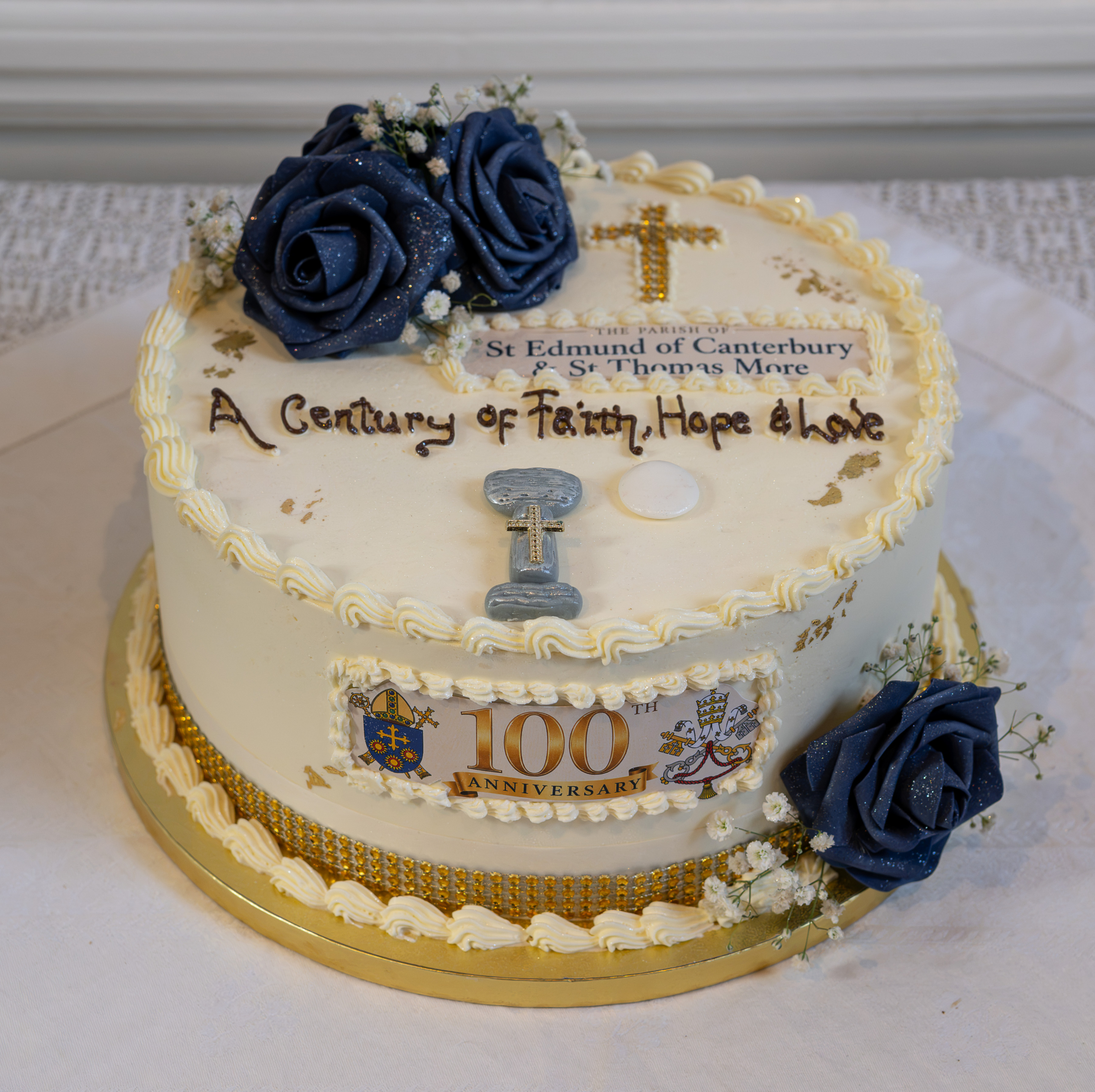 Loughton centenary celebration cake